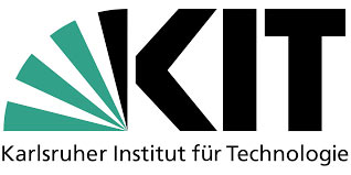 Logo dell'Istituto di Tecnologia di Karlsruhe con un ventaglio stilizzato in verde e la scritta in nero.