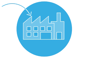 Icona industria